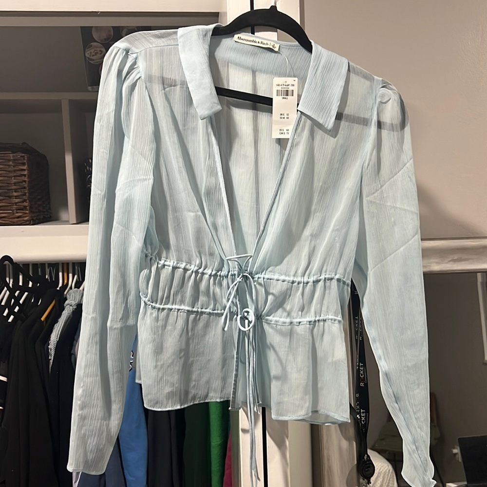 Abercrombie sheer blouse